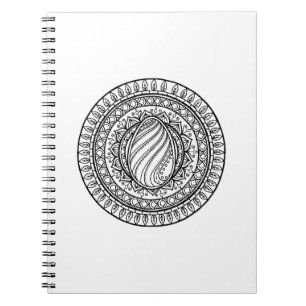 Carnet Griffonnage tribal de cercle