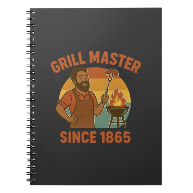 Carnet Grill Master depuis 1865 Junetten BBQ Heritage (Devant)