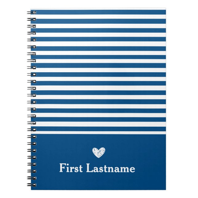 Carnet Grilles modernes avec coeur haut de gamme Monogram (Devant)