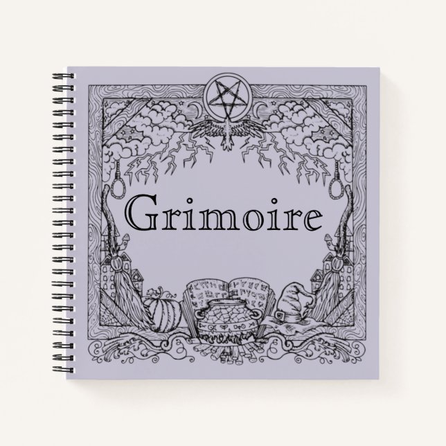 Carnet Grimoire Magick Witchy (Devant)