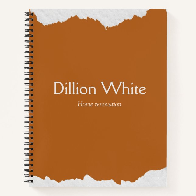 Carnet Gris Brown (Devant)