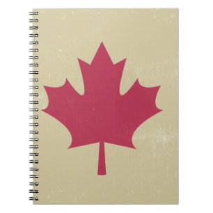 Carnet gronder le drapeau canadien
