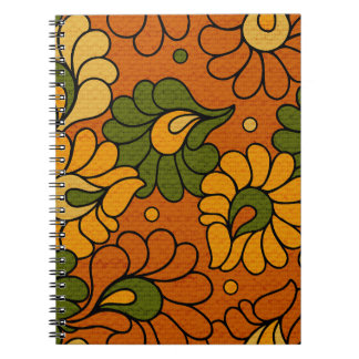 Carnet Groovy Bloom - Notebook Retro Floral 1970s