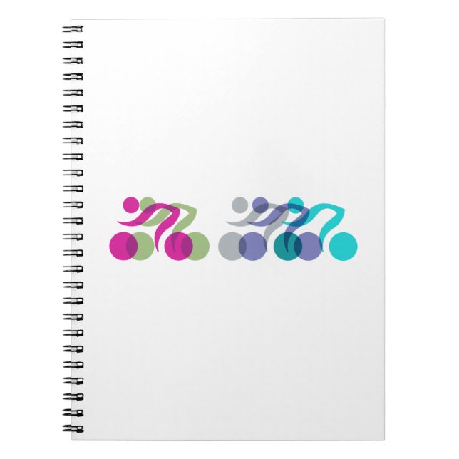Carnet Groupe de cyclistes (Devant)