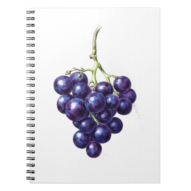 Carnet Groupe de raisins (Devant)