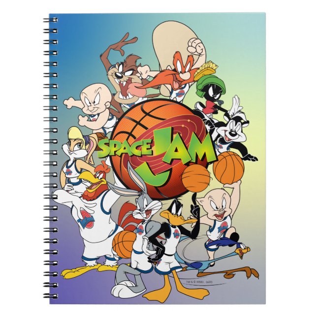 Carnet Groupe TUNE SQUAD™ Logo SPACE JAM™ (Devant)