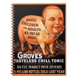 Carnet Groves Tonic fait des enfants et des adultes gras