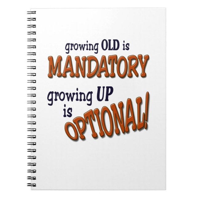 Carnet Growin Old ! (Devant)