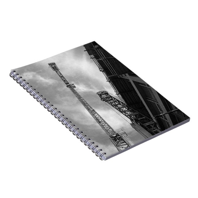 Carnet Grue et matériel de construction contrepoids photo (Côté Droit)