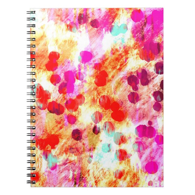Carnet Grunge couleur point texture arrière - plan (Devant)