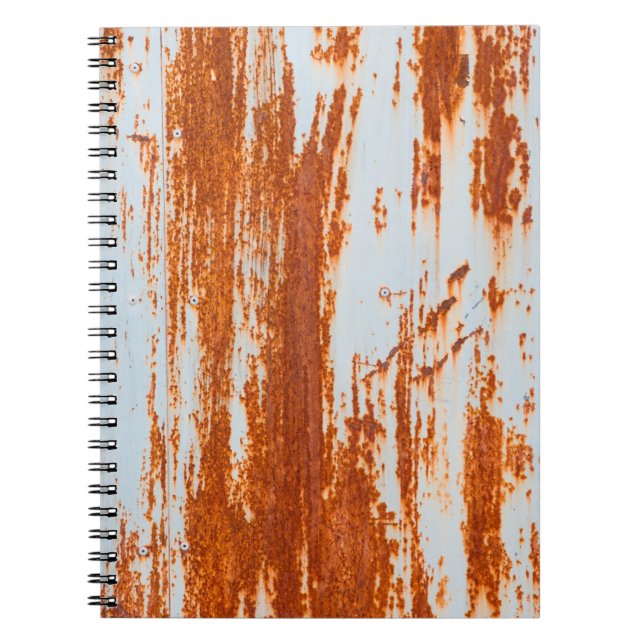 Carnet grunge rouille mur arrière - plan et texture (Devant)