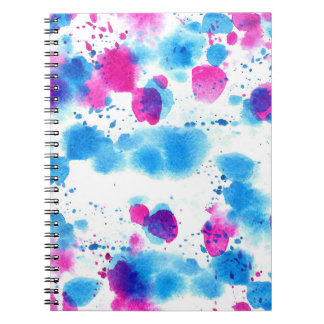 Carnet Grunge Taches Aquarelle Texture