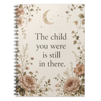 Carnet Guérison de l'enfant intérieur Citation Florale Vi