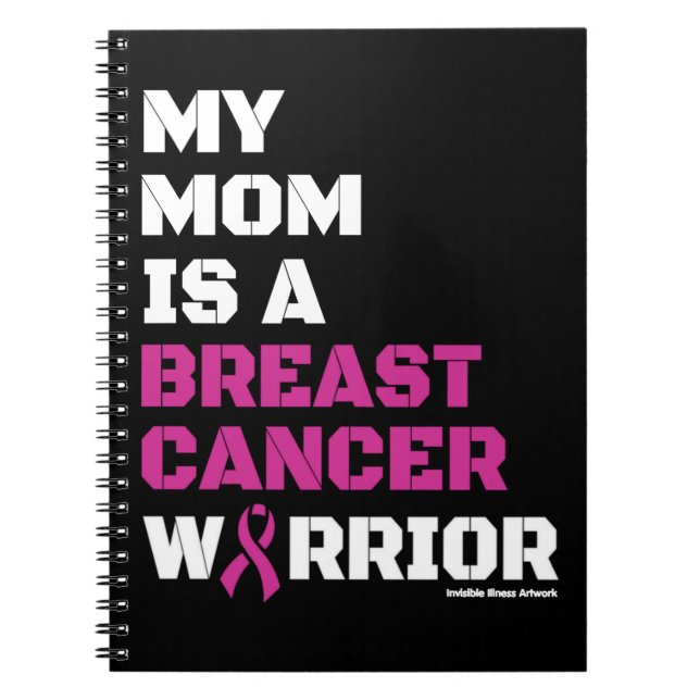Carnet Guerrier/Bloque/Maman...Cancer du sein (Devant)