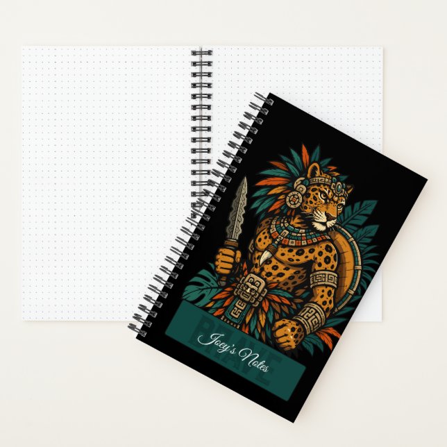 Carnet Guerrier Brave de la Tribu Jaguar (À l'intérieur)