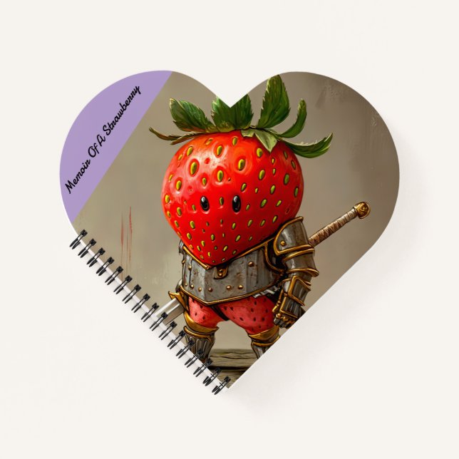 Carnet Guerrier de fraises (Devant)