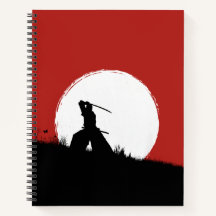 Guerrier Samouraï Japonais Silhouette Soleil Spira