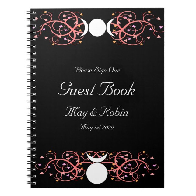 Carnet Guestbook de Dieu et de déesse pour un Wiccan (Devant)