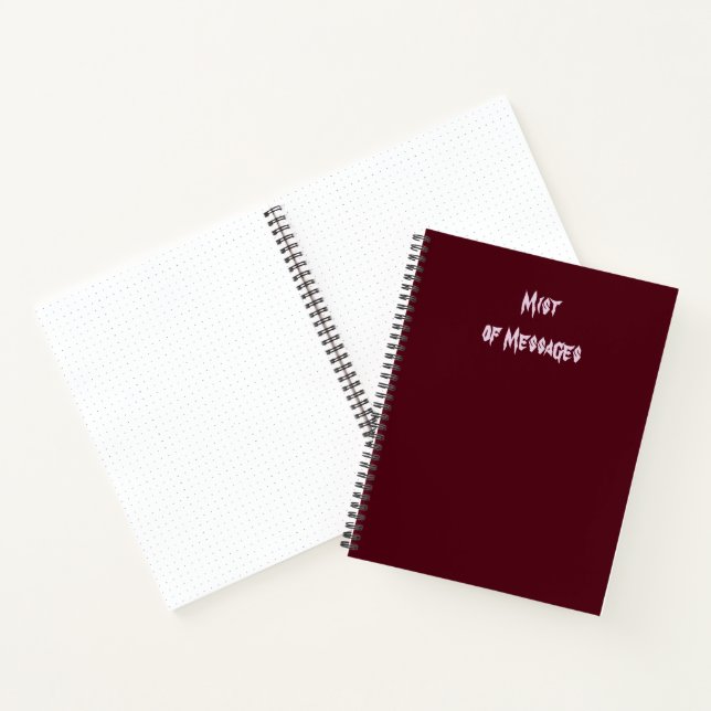 Carnet Guidance Voilée – Brume de Messages (Intérieur)