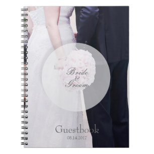 Carnet Guide d'invité du mariage modifiable de mariée et