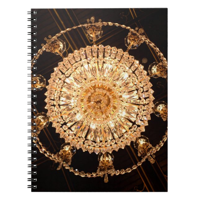 Carnet Guildhall Elégance : Vue du lustre antique (Devant)