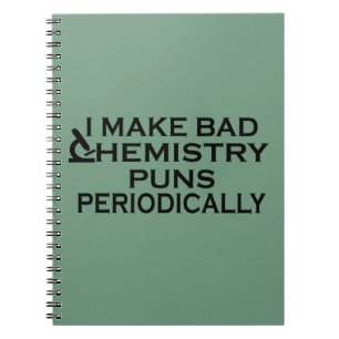 Carnet Guillemets de chimie amusants pour chimiste