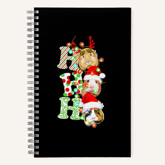 Carnet Guinea Pig Christmas (Recto)