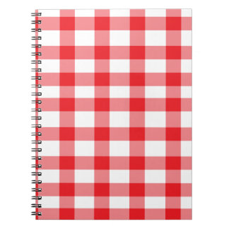 Carnet Guingan rouge
