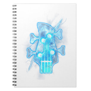 Carnet Guitar Lover Head of A Bass Guitar Player