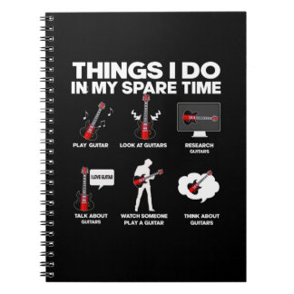 Carnet Guitare Guitariste Addicité Musique Guitariste Ann