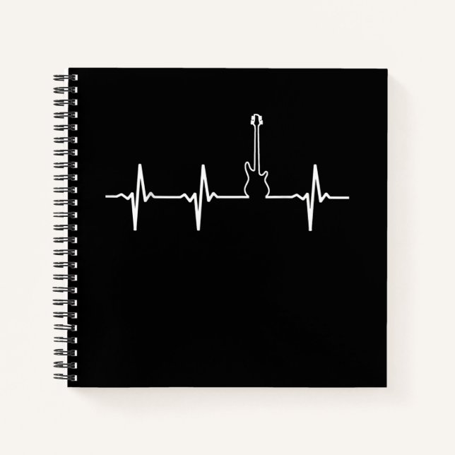 Carnet Guitare Lover | Bass Guitare Basse Magnifique (Devant)