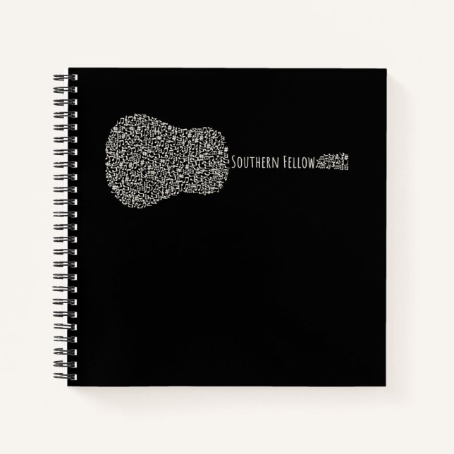 Carnet Guitare Lover | Guitare Notes Cadeau (Devant)
