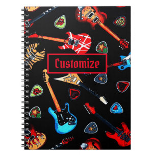 Carnet Guitares rock électriques