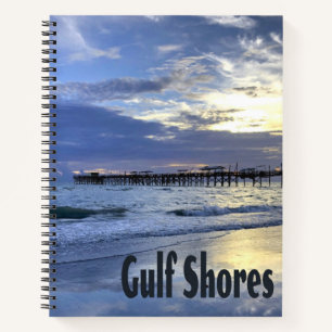 Carnet Gulf Shores Alabama Beach Sunrise Pier