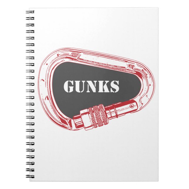 Carnet Gunks Escalade carabiner (Devant)