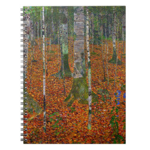Carnet Gustav Klimt - Bois de bouleau