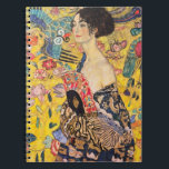 Carnet Gustav Klimt - Dame avec ventilateur<br><div class="desc">Dame avec ventilateur - Gustav Klimt,  Huile sur toile,  1917-1918</div>