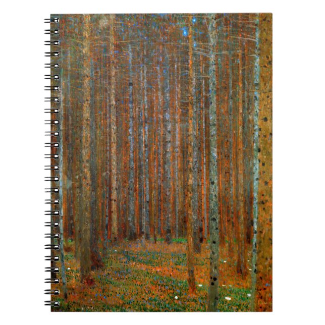 Carnet Gustav Klimt - Forêt de pins de Tannenwald (Devant)
