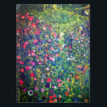 Carnet Gustav Klimt Italian Garden<br><div class="desc">Notebook featuring Gustav Klimt’s oil painting Italian Garden Landscape (1913). A beautiful garden of colorful flowers: red,  white,  pink,  purple. A great gift for fans of Art Nouveau and Austrian art.</div>