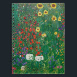 Carnet Gustav Klimt - Jardin agricole avec tournesols<br><div class="desc">Gustav Klimt - Jardin agricole avec tournesols</div>