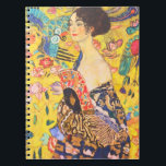 Carnet Gustav Klimt Lady Avec Fan vintage Art Nouveau<br><div class="desc">Gustav Klimt Lady Avec Fan vintage Art Nouveau</div>