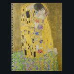 Carnet Gustav Klimt - Le baiser<br><div class="desc">The Kiss / Der Kuss - Gustav Klimt en 1907-1908</div>