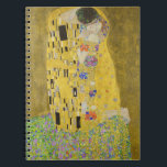 Carnet Gustav Klimt - Le baiser<br><div class="desc">The Kiss / Der Kuss - Gustav Klimt en 1907-1908</div>