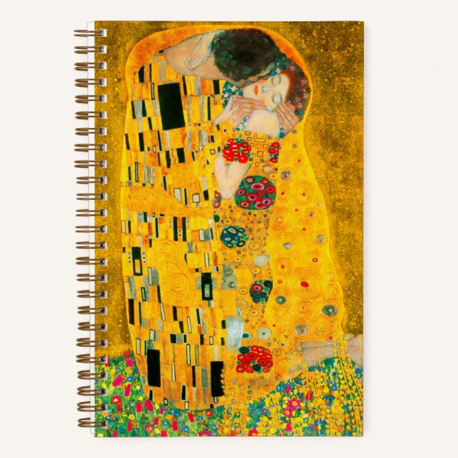 Carnet Gustav Klimt Le Baiser (Recto)