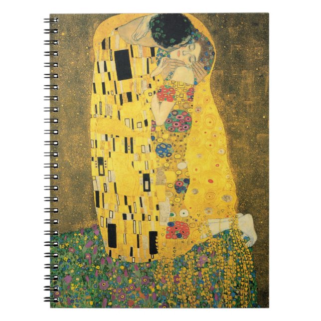 Carnet GUSTAV KLIMT - Le baiser 1907 (Devant)
