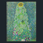 Carnet Gustav Klimt - Le tournesol<br><div class="desc">Le tournesol - Gustav Klimt,  Huile sur toile,  1907</div>