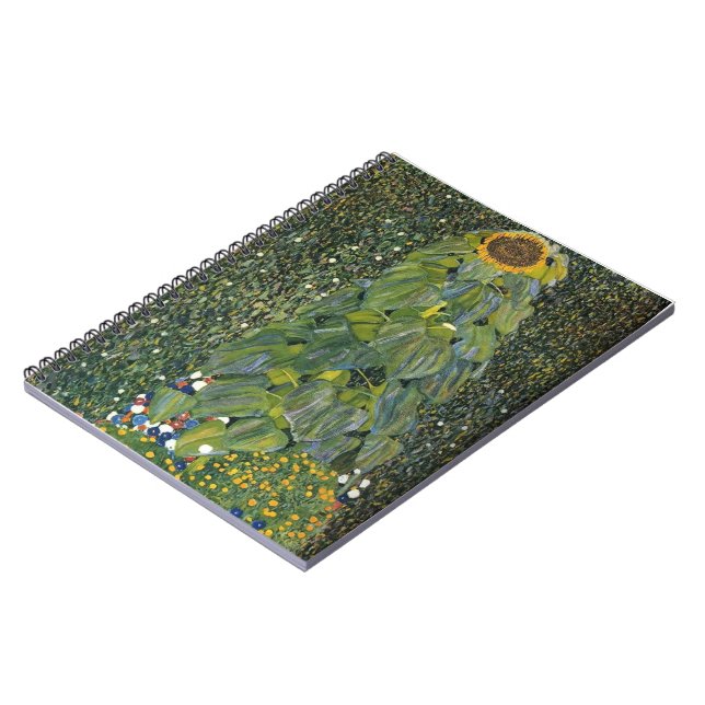 Carnet Gustav Klimt- le tournesol (Côté gauche)