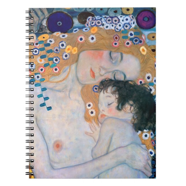 Carnet Gustav Klimt - Mère et Enfant (Devant)