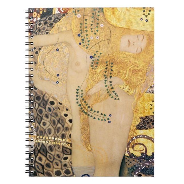 Carnet Gustav Klimt - Serpents d'eau I (Devant)