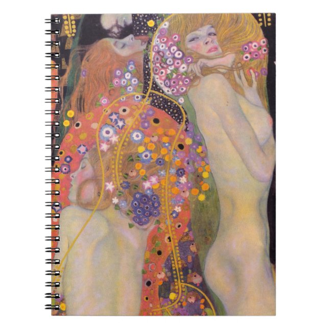 Carnet Gustav Klimt - Serpents d'eau II (Devant)